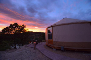 Yurt Overlook #10 with AC and Private Bath 2 Kings